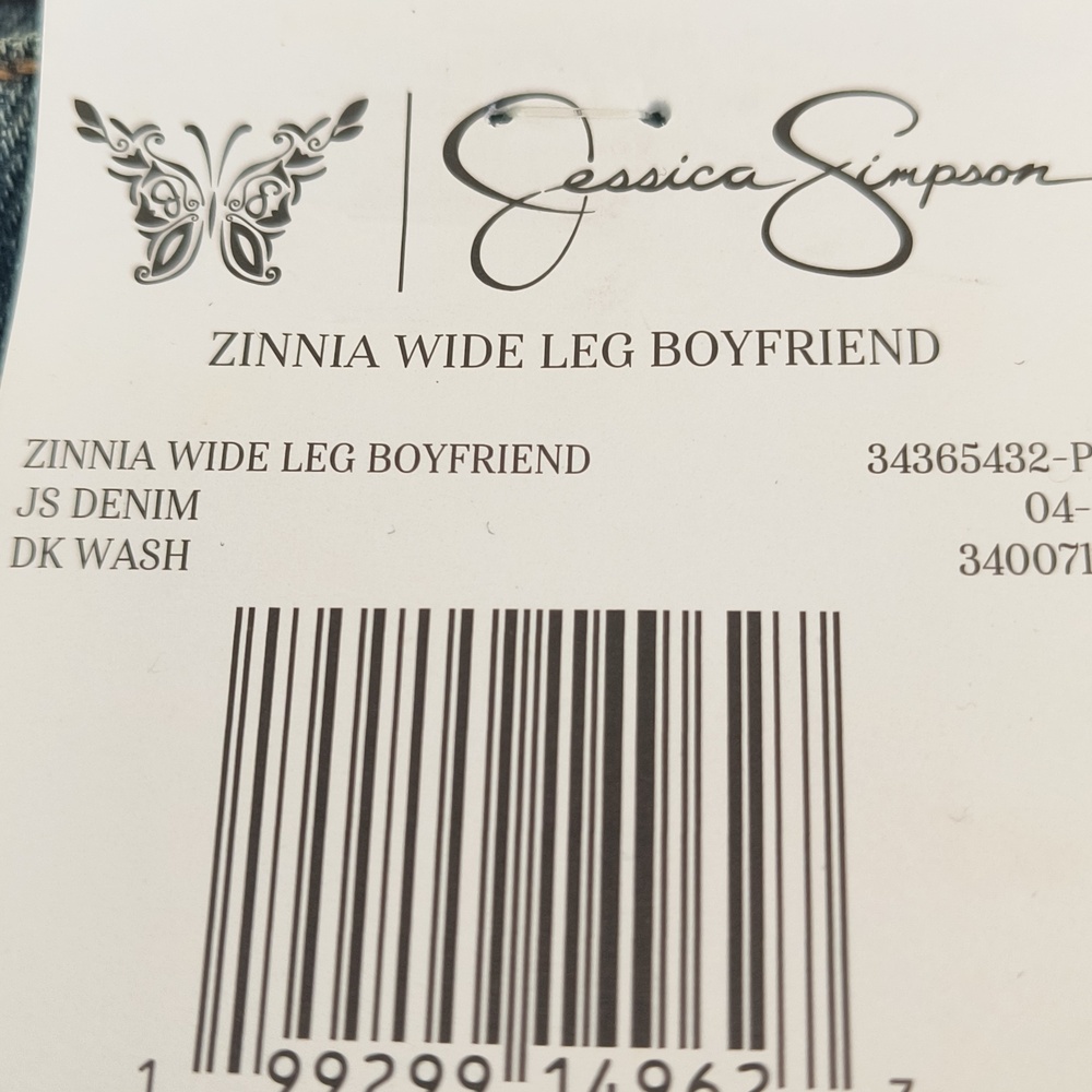 Jessica Simpson Wide Leg Boyfriend Jeans - Picture 6 of 7